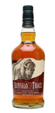 A bottle of Buffalo Trace Straight Bourbon