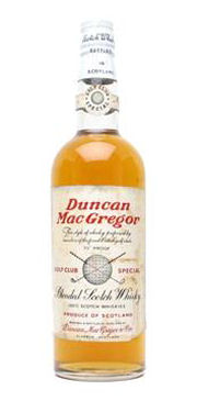 A bottle of Cutty Sark Blended Whisky
