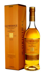 A bottle of Glenmorangie Original Single Highland Malt Whisky